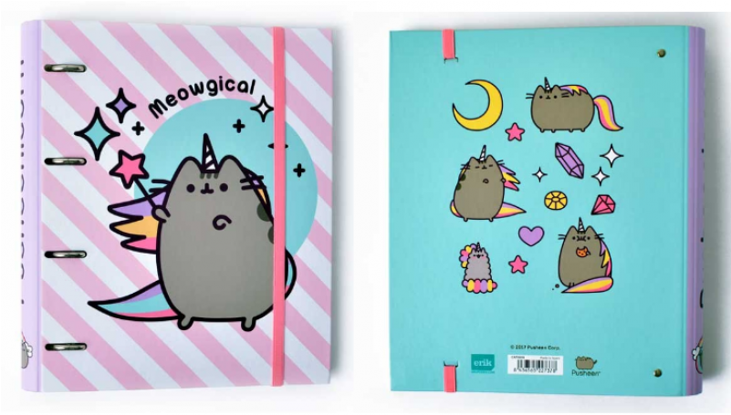 Pusheen The Cat Binder Uk - Pusheen Folders (800x800), Png Download