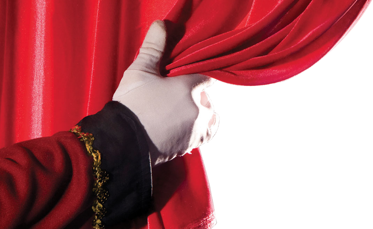 Behind The Curtain (1295x798), Png Download