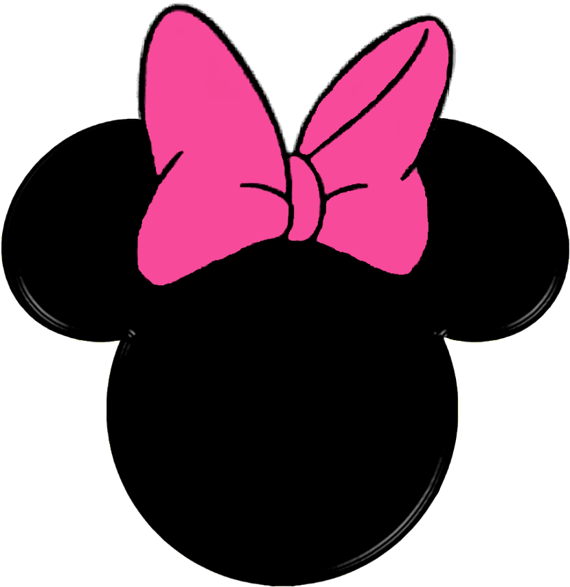 Minnie Mouse At Getdrawings - Minnie Mouse Head Clipart (1012x1024), Png Download