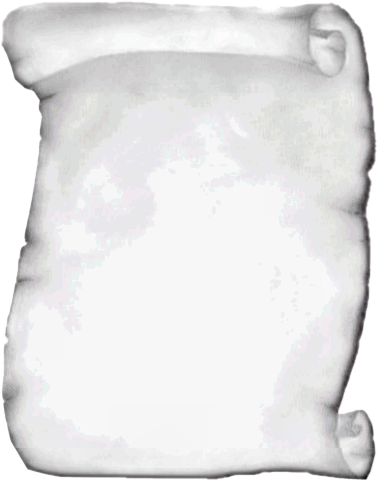 Scroll-paper - Throw Pillow (378x481), Png Download