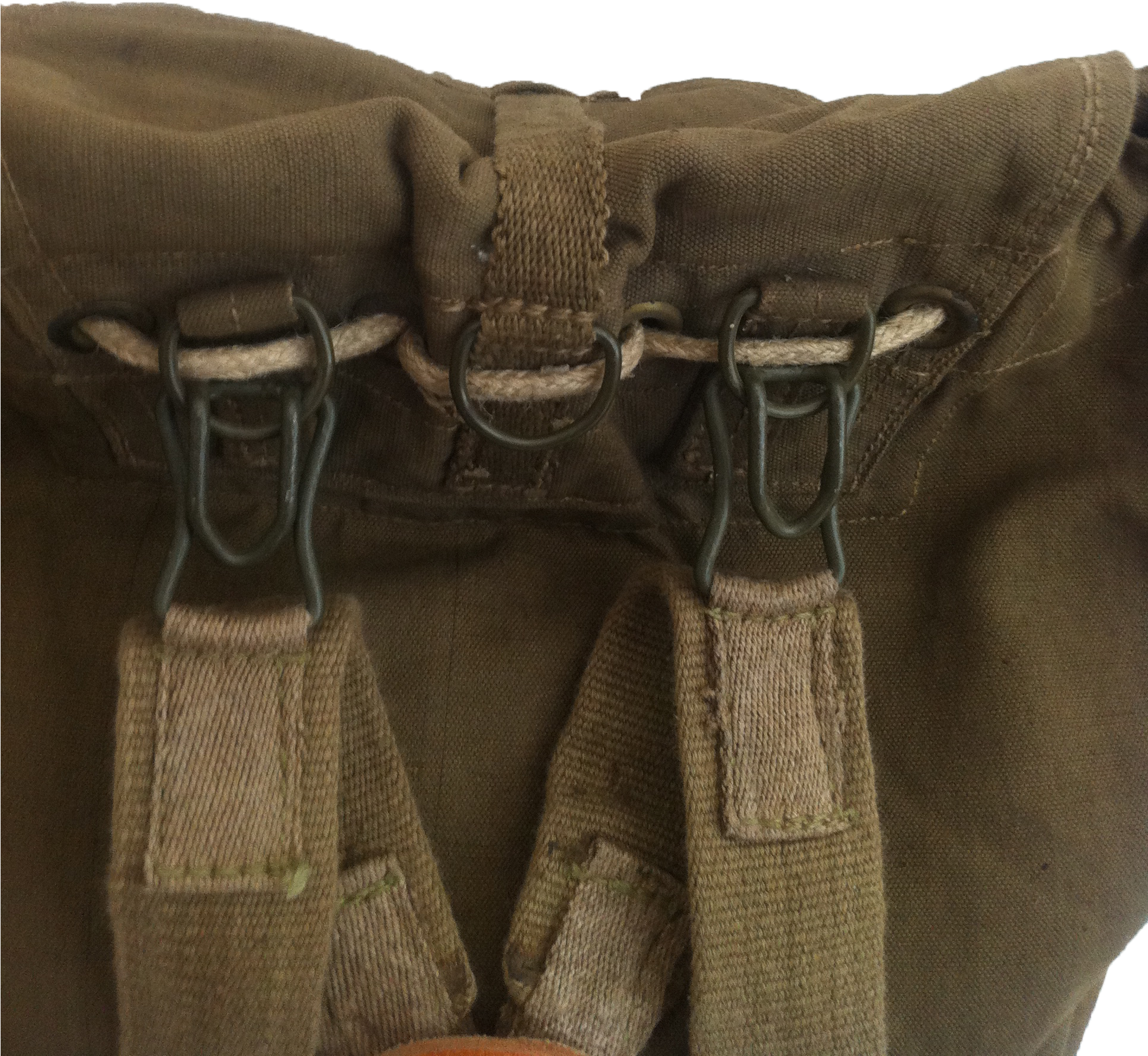 Green Canvas Rucksack Backpack - Hobo Bag (1936x2592), Png Download