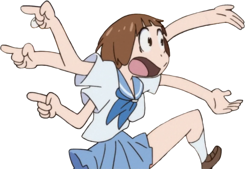 Ryuko Matoi Mako Mankanshoku Uzu Sanageyama Satsuki - Kill La Kill Mako Png (803x554), Png Download