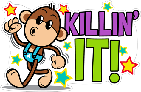 Killin' It Kill Killing Monkey - Yippie Yeah Yeah (490x317), Png Download