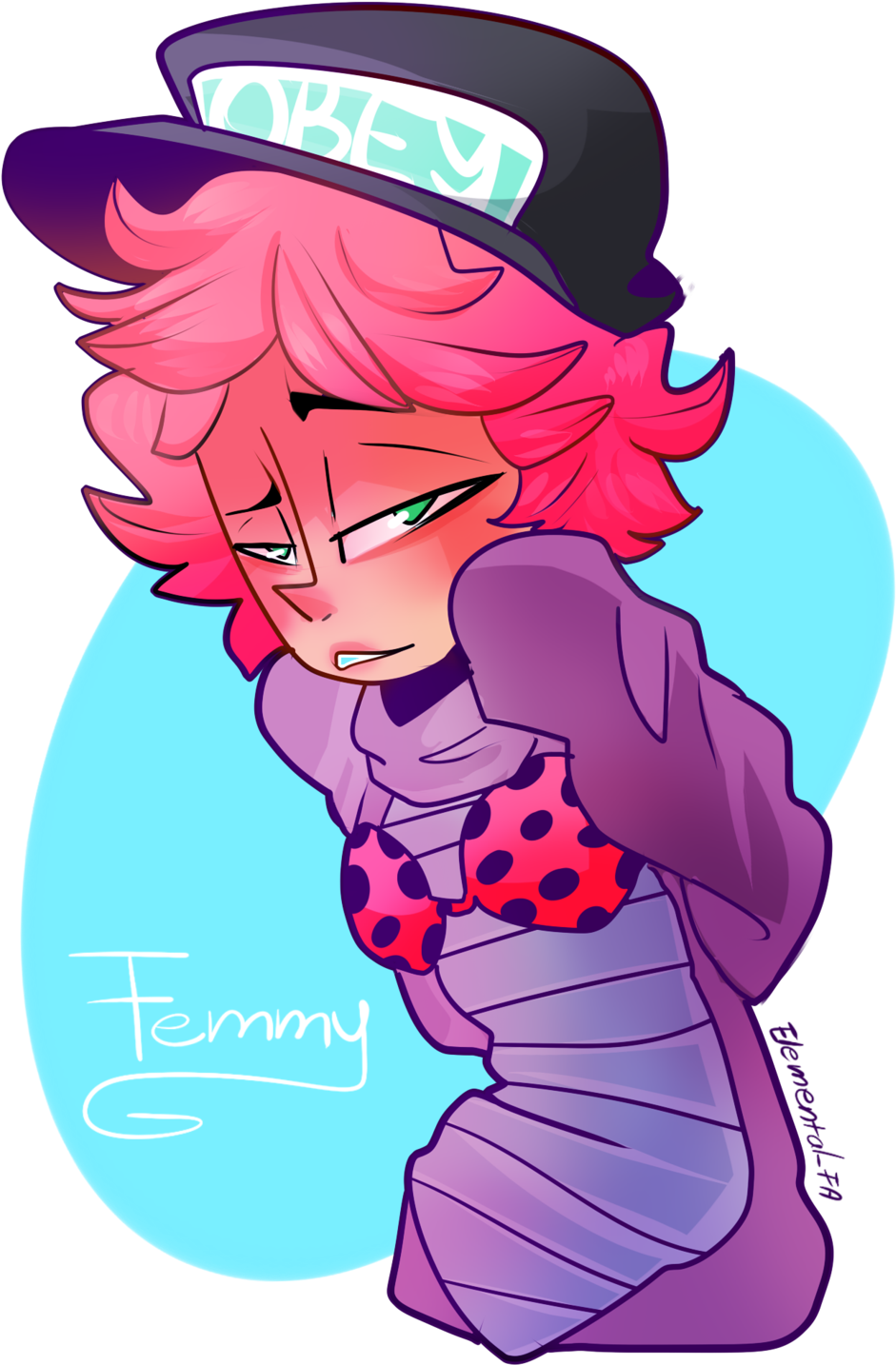 Leafyishere By Elemental-fa On Deviantart Drawing Stuff, - Femmy Leafyishere (1024x1516), Png Download