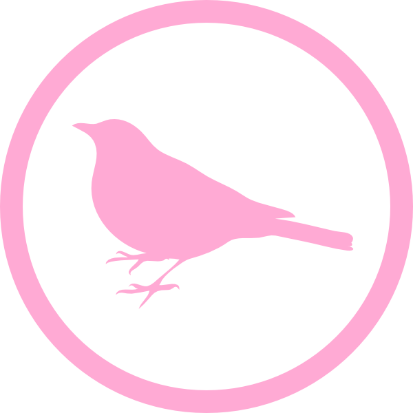 Custom Blue Robin Silhouette Shower Curtain (600x600), Png Download