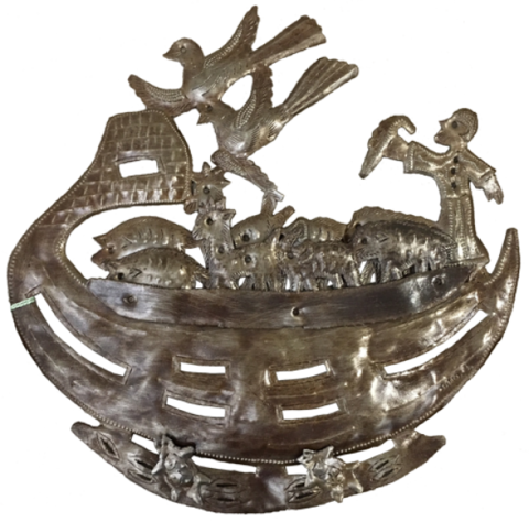 Noah's Ark-15" Oil Drum - Dragon Boat (480x474), Png Download