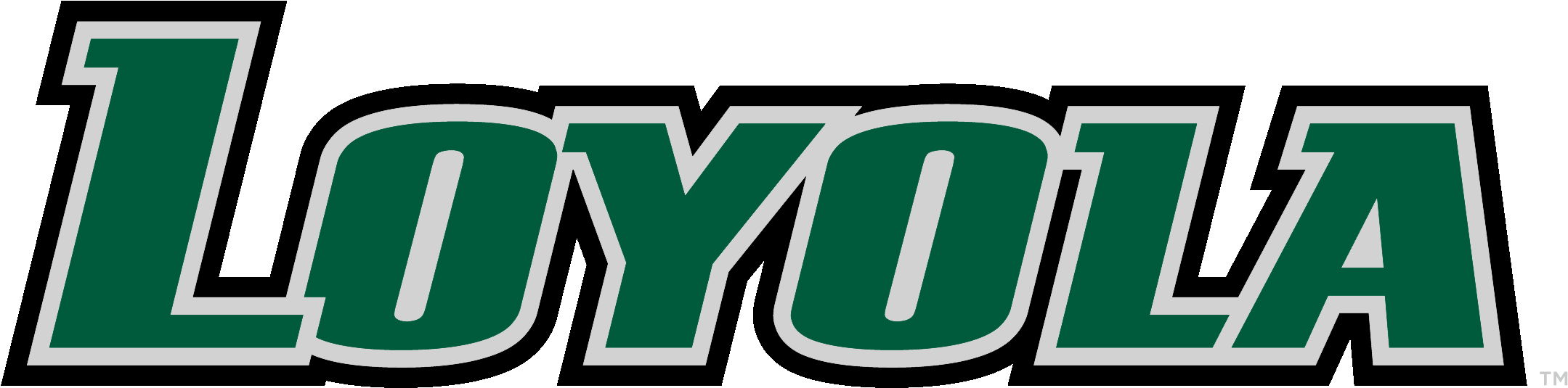 Loyola Green Logo - Loyola Greyhounds Logo (2332x761), Png Download