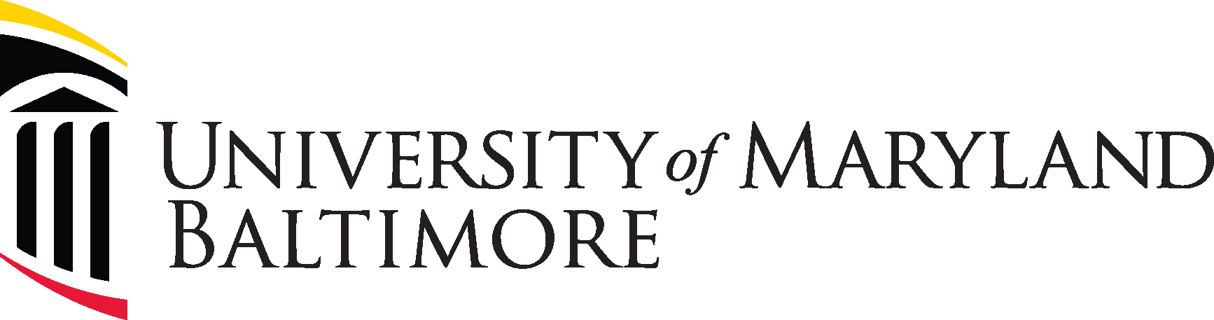 The University Of Maryland, Baltimore Is The State's - University Of Maryland School Of Nursing Logo (1024x270), Png Download