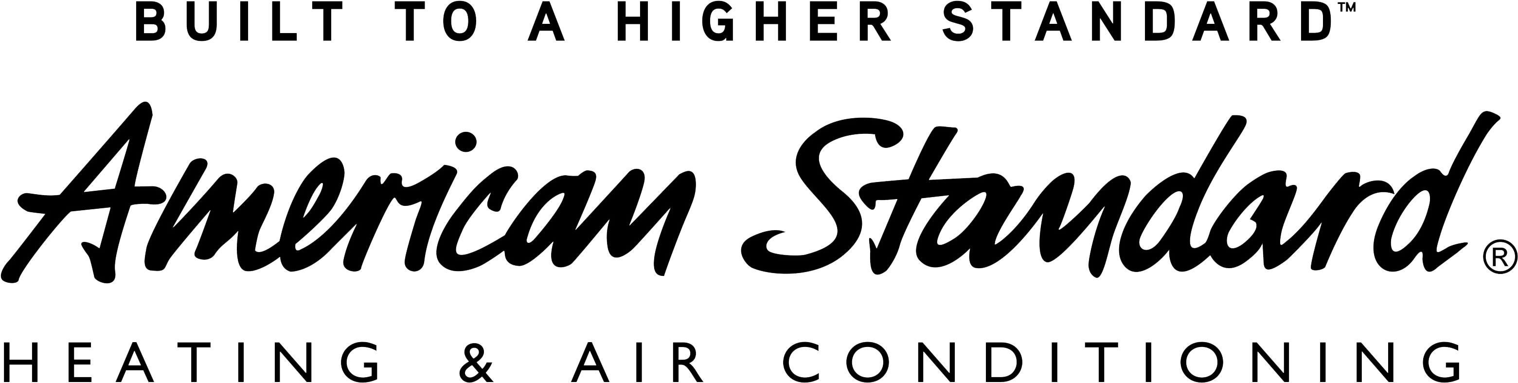 American Standard Logo - American Standard Heating And Cooling Logo (3230x1212), Png Download