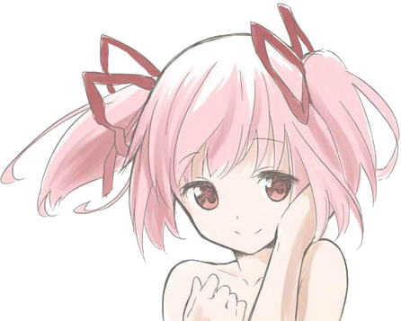 Anime Hair Png 34 Tumblr - Pink Anime Girl Transparent (446x357), Png Download