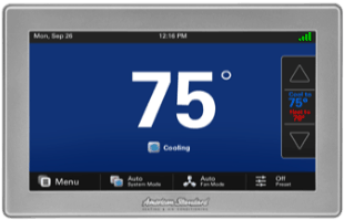 American Standard Acculink Platinum 1050 Control - Trane Thermostat (350x350), Png Download