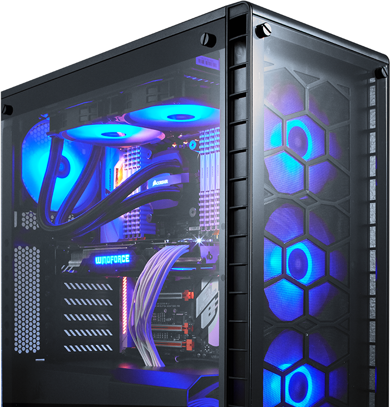Corsair Crystal 460x Case (818x802), Png Download