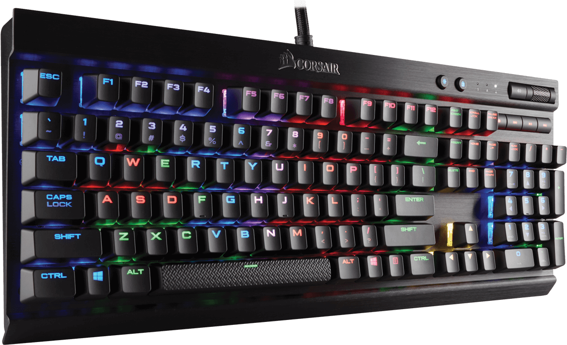 K70 Rapidfire Rgb Na - Corsair K70 Lux Rgb (1200x740), Png Download