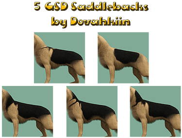 German Shepherd/saddleback Markings By Dovahkiin Kennel - Saddleback Markings (446x295), Png Download