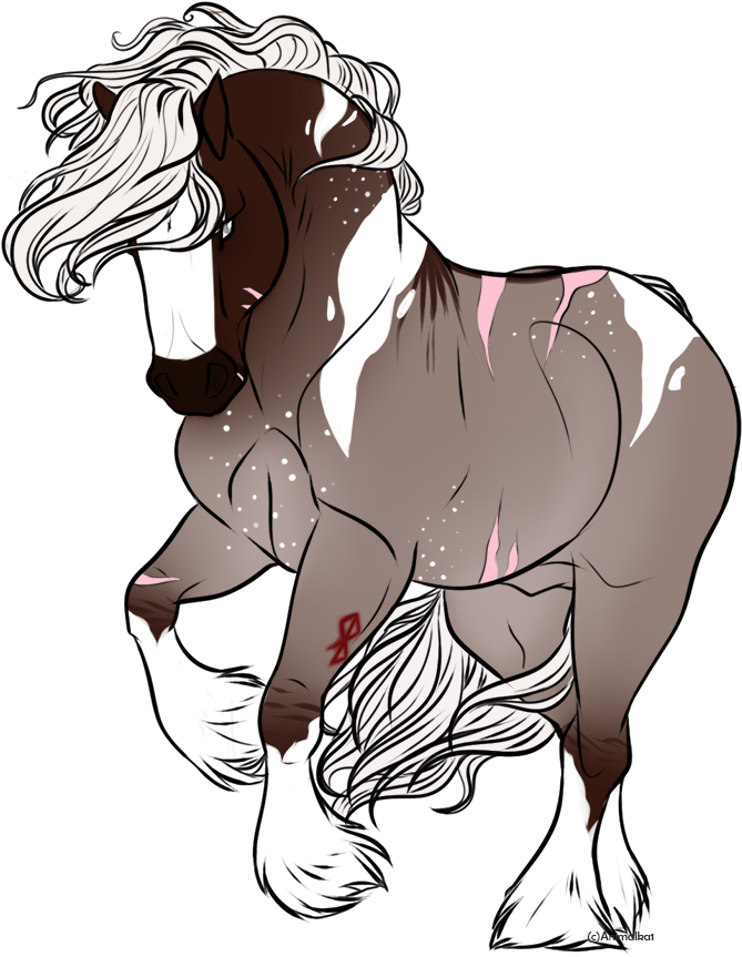 Image Royalty Free Stock Autism Drawing Horse - Mane (850x905), Png Download