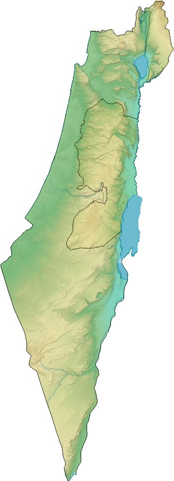 Israel Wikivoyage Map - Map Of Israel Png (483x1022), Png Download
