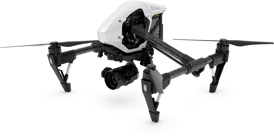 Inspire 1 Pro With 4k Zenmuse X5r Raw - Dji Inspire Zenmuse Xt (1100x611), Png Download