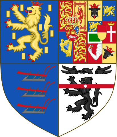 Rutgers University Crest - William Iii Coat Of Arms (410x478), Png Download