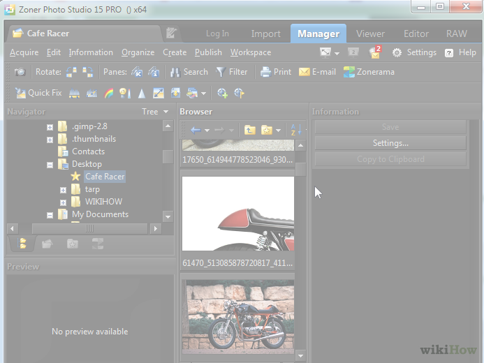 Image Titled Process Raw Files In Zoner Photo Studio - Zoner Photo Studio Professional (693x520), Png Download