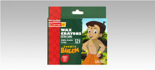 Chhota Bheem Wax Crayons (500x500), Png Download
