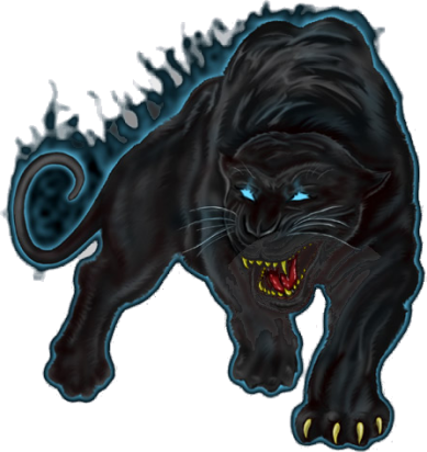 Panther Attack Png - Illustration (389x412), Png Download