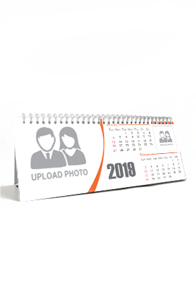 Corporate Whitish Orange Desk Photo Calendar - Sosyal Bilgiler Ödev Kapakları (284x426), Png Download