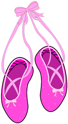 Previous - Ballet Shoes Clip Art Png (307x500), Png Download