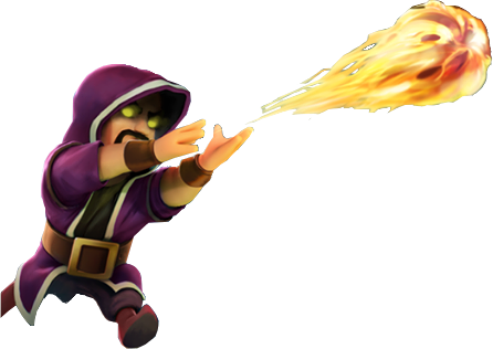 View Samegoogleiqdbsaucenao Wizard Level6 Attacks , - Clash Of Clans (446x316), Png Download