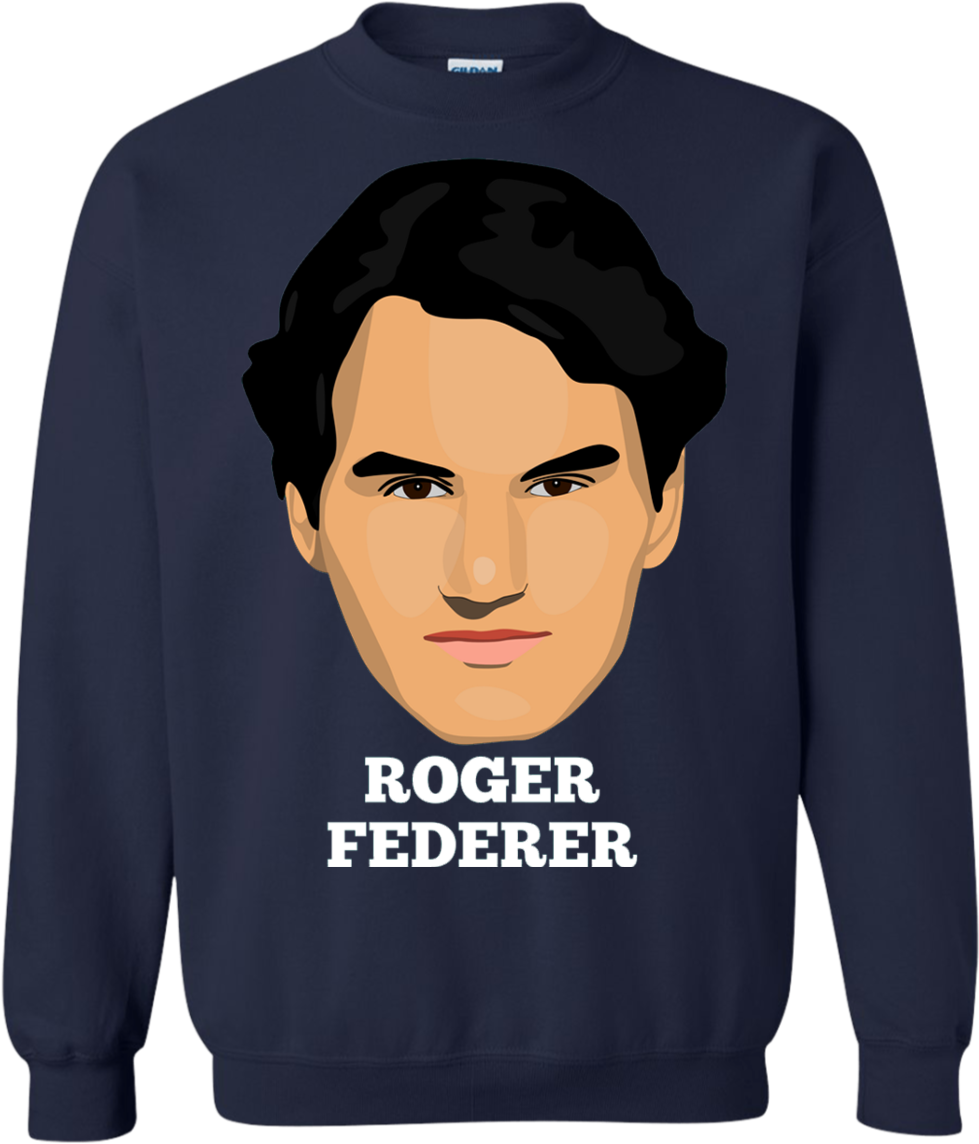 Tennis Roger Federer Hoodies Sweatshirts - T-shirt (1155x1155), Png Download