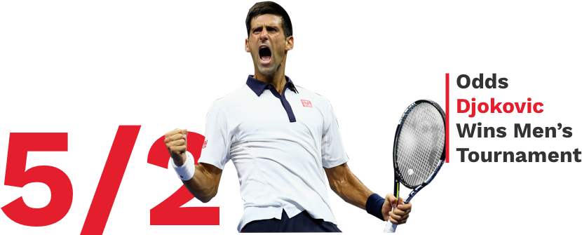 Novak Djokovic Is The Betting Favorite To Win The Men's - Tennis Photo - Novak Djokovic Celebration 2015 Us Open (960x400), Png Download