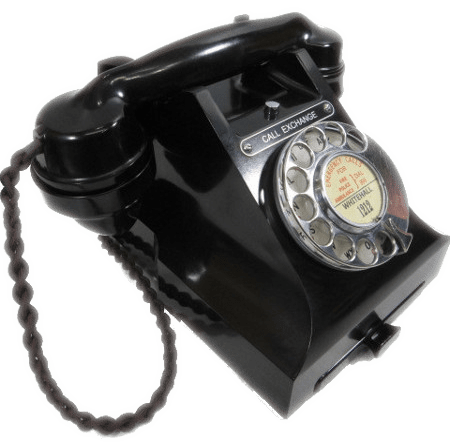 Vintage Bakelite Phone Png - Old Gpo Phones (450x443), Png Download