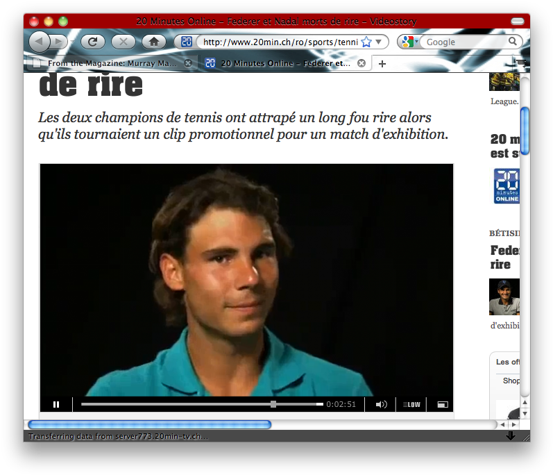 The Roger And Rafa Show - 20 Minuten (810x697), Png Download