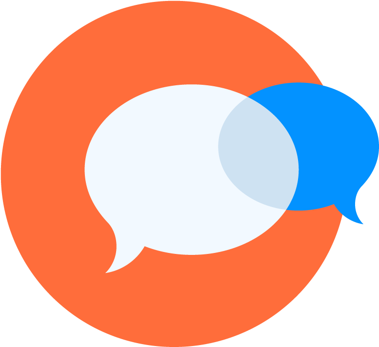 Chat Privately - Clip Art (1042x1042), Png Download
