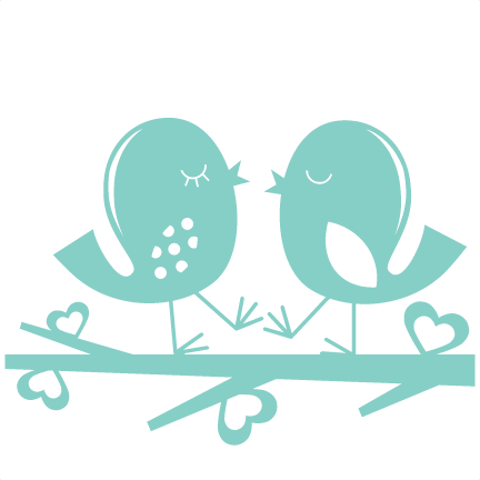 Love Birds Svg Scrapbook Cut File Cute Clipart Files - Love Bird Svg (432x432), Png Download