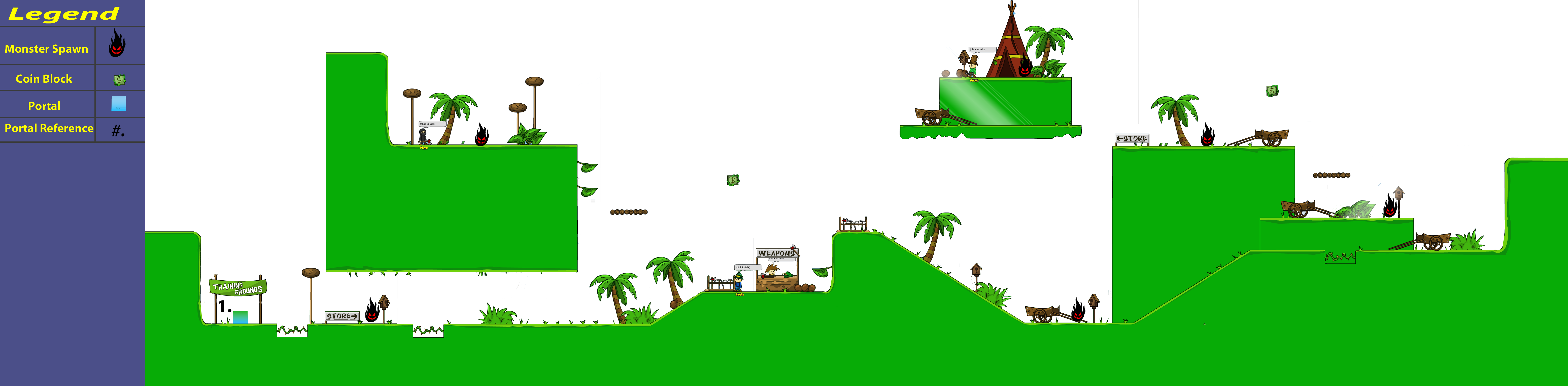 Heath's Training Ground - Wiki (6226x1531), Png Download