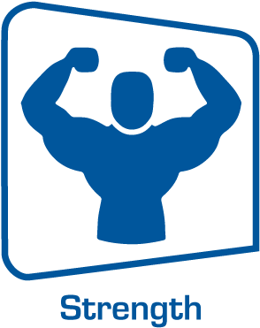 Parkfit Strength - Strength Png (357x384), Png Download