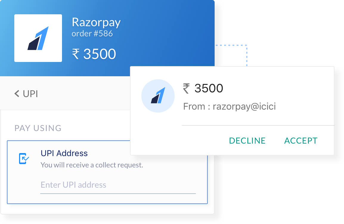 Checkout Using Upi - Collect Request In Upi (1154x752), Png Download