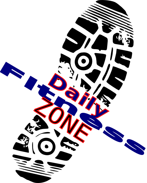 Fitness Zone - Shoe Print Clip Art (480x600), Png Download