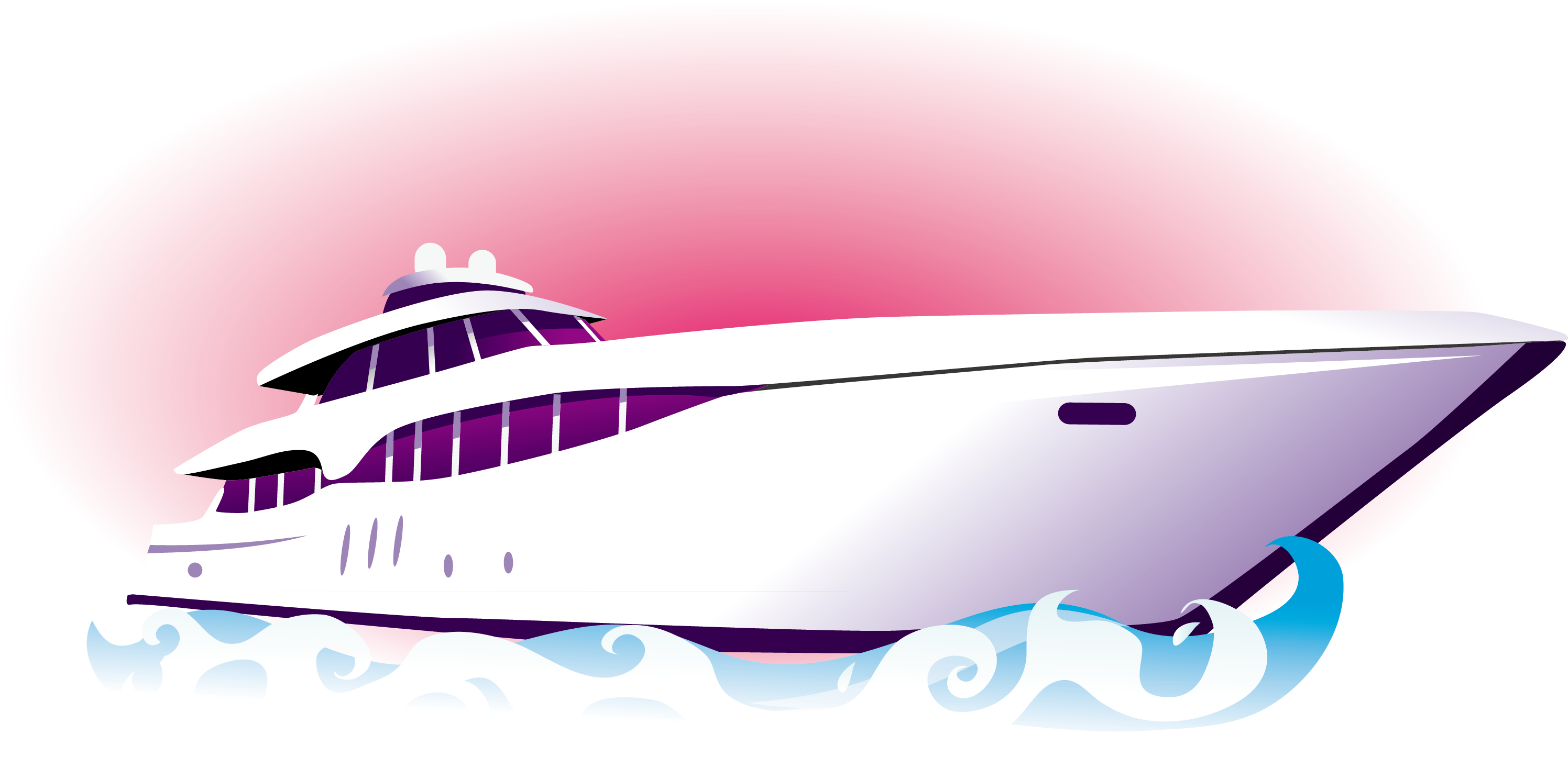 Yacht Sailboat Clip Art - Ship (2993x1467), Png Download