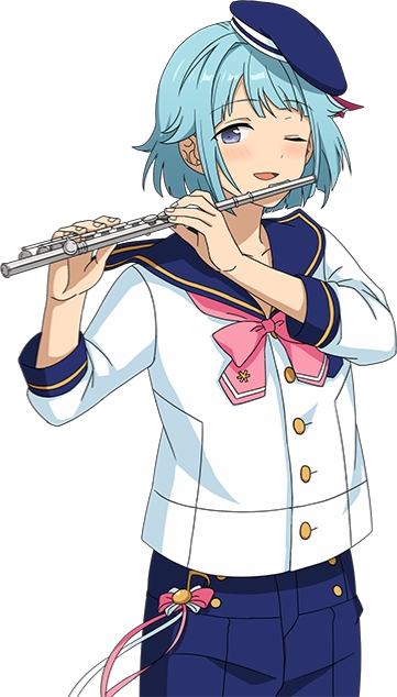 Hajime Shino Full Render Bloomed - Anime Flute Png (361x634), Png Download