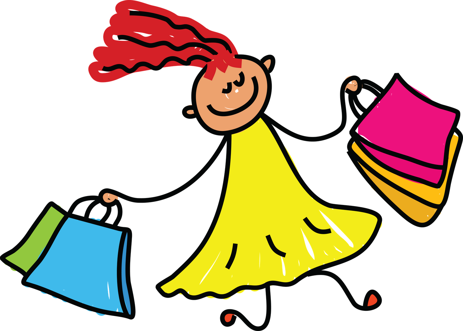 Shopping Spree Clip Art (1600x1145), Png Download