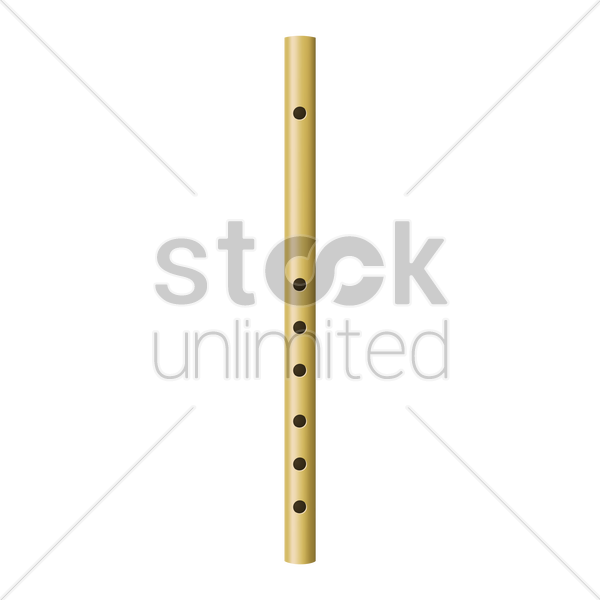 Flute Clipart Wooden Flute - Sydney Tower Eye Drawing (600x600), Png Download