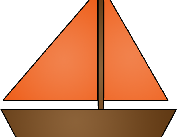 Yacht Clipart Triangle - Draw (640x480), Png Download