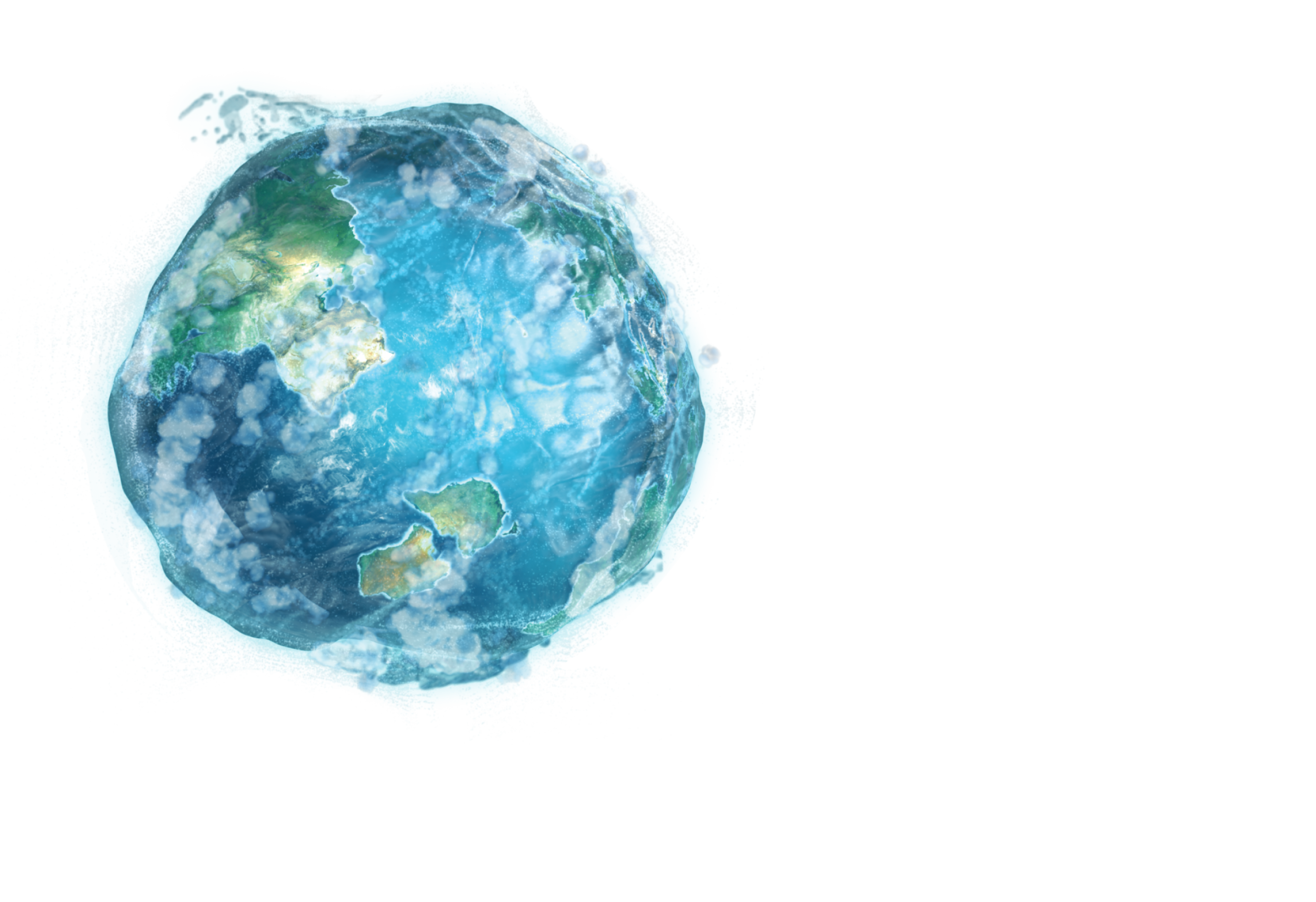 Water Dc Hd White Rgb - Discovery Channel (2742x1879), Png Download