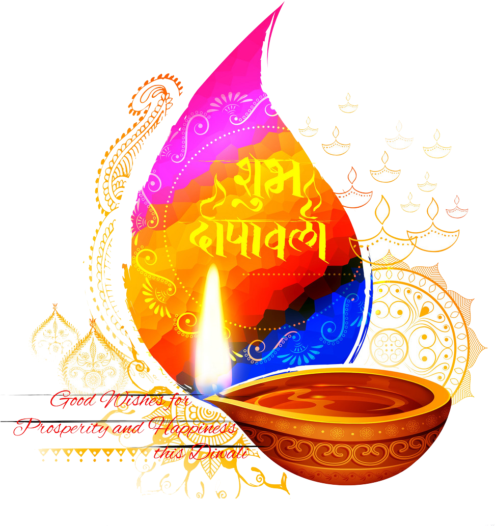 Happy Diwali 2018 Png (1000x1080), Png Download