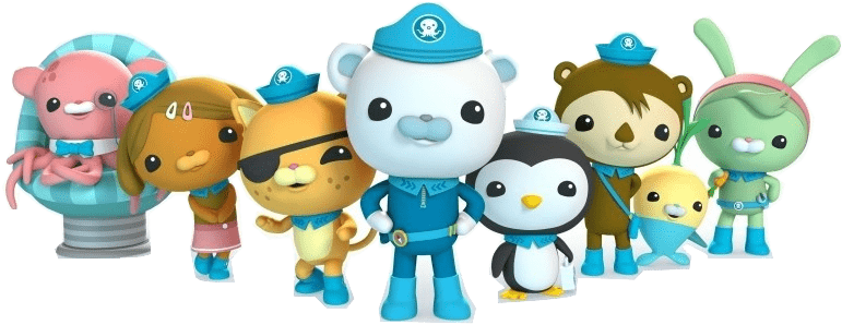 Octonauts Characters (799x324), Png Download
