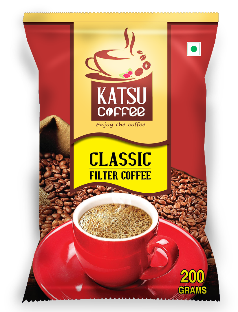 Coffee Powder Classic Pack - Katsu Coffee Private Limited (500x448), Png Download