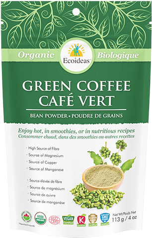 Green Coffee Bean 113g Png - Ecoideas Organic Cacao Butter (600x600), Png Download