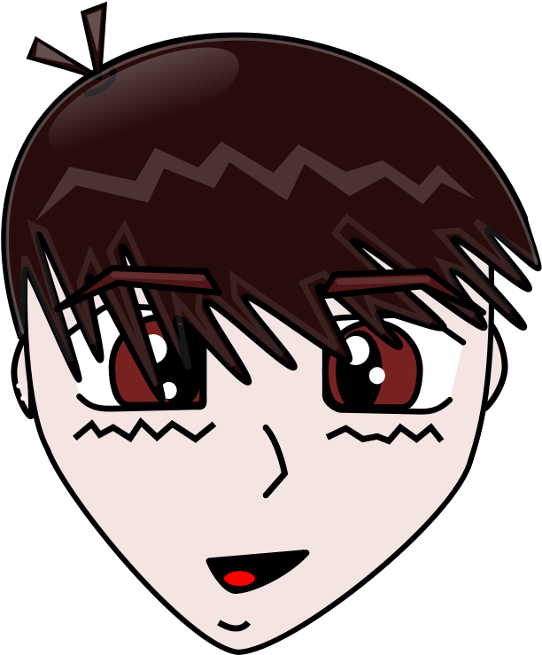 Fan Art Of Virtual Singer Clip Art Download - Japanese Boy Cartoon (663x800), Png Download