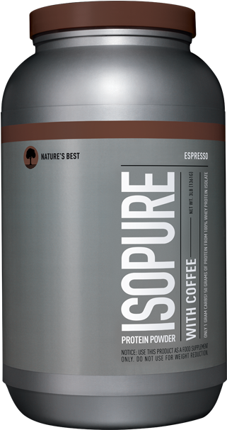 Isopure With Coffee Protein Powder, Espresso, 40g Protein, - Isopure Protein Powder With Coffee, 3 Lb Espresso (641x689), Png Download